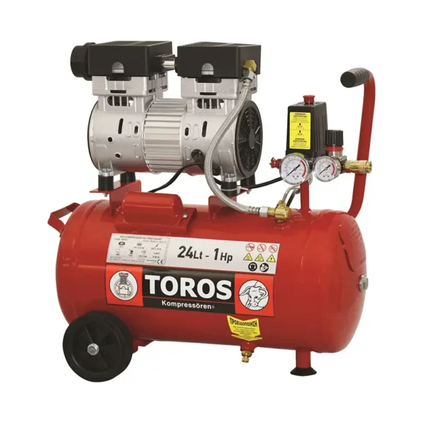 TOROS ΑΕΡΟΣΥΜΠΙΕΣΤΗΣ ΧΑΜΗΛΟΥ ΘΟΡΥΒΟΥ 6lt 0.75hp 40150