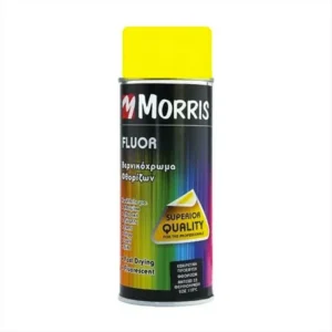 MORRIS ΦΘΟΡΙΖΩΝ ΒΕΡΝΙΚΟΧΡΩΜΑ FLUORESCENT LACQUER ΚΙΤΡΙΝΟ 400ml