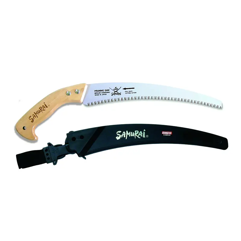 SAMURAI ΠΡΙΟΝΙ ΧΕΙΡΟΣ ΜΕ ΚΥΡΤΗ ΛΑΜΑ 33cm & ΞΥΛΙΝΗ ΛΑΒΗ